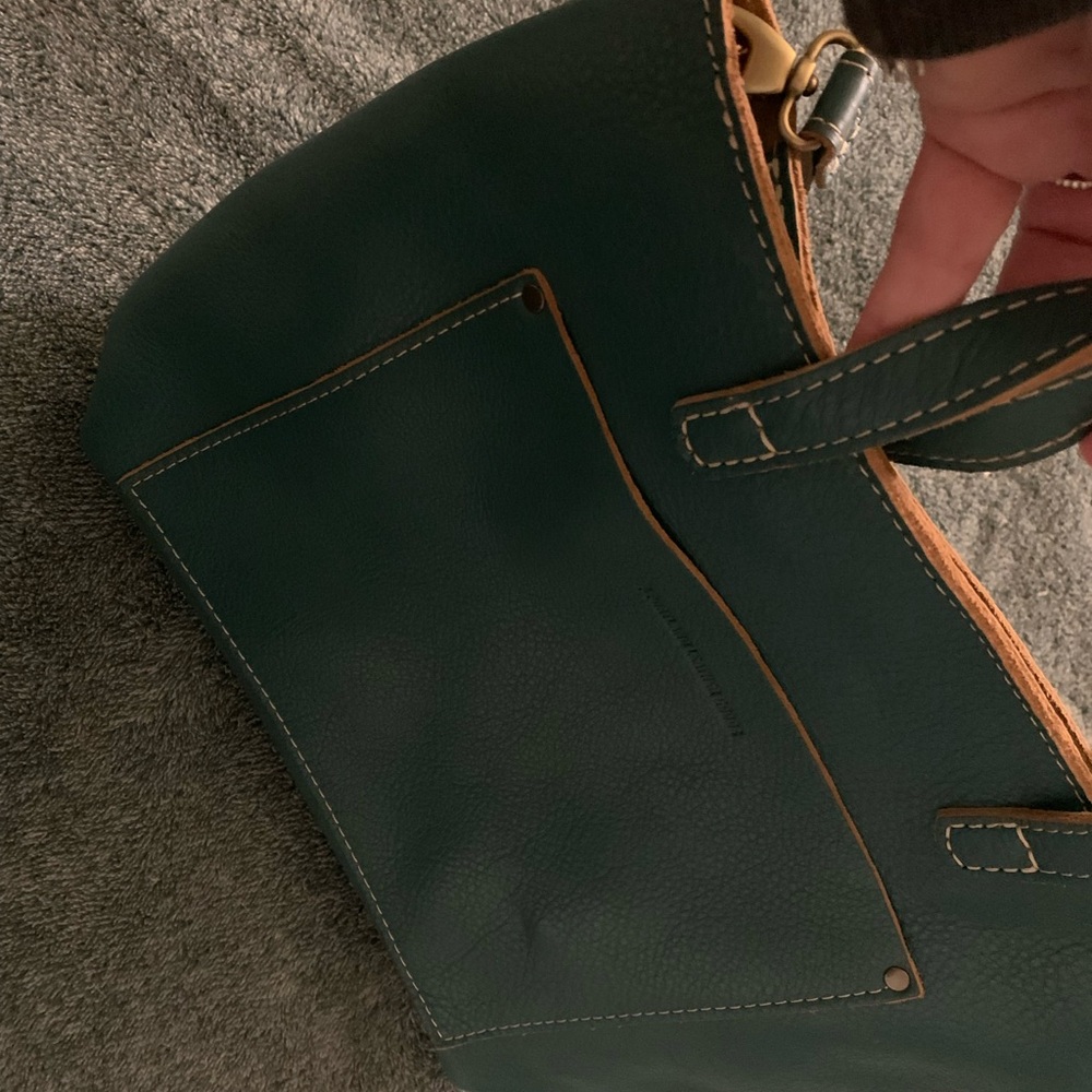Portland leather medium crossbody Tote Bag